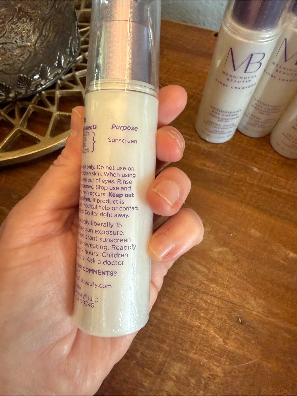 NWT Meaningful Beauty Antioxidant Day Crème SPF 20 - Picture 3 of 5